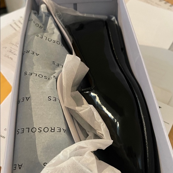 Aerosoles betunis patent leather slip on flats nib 6 m - Picture 5 of 5